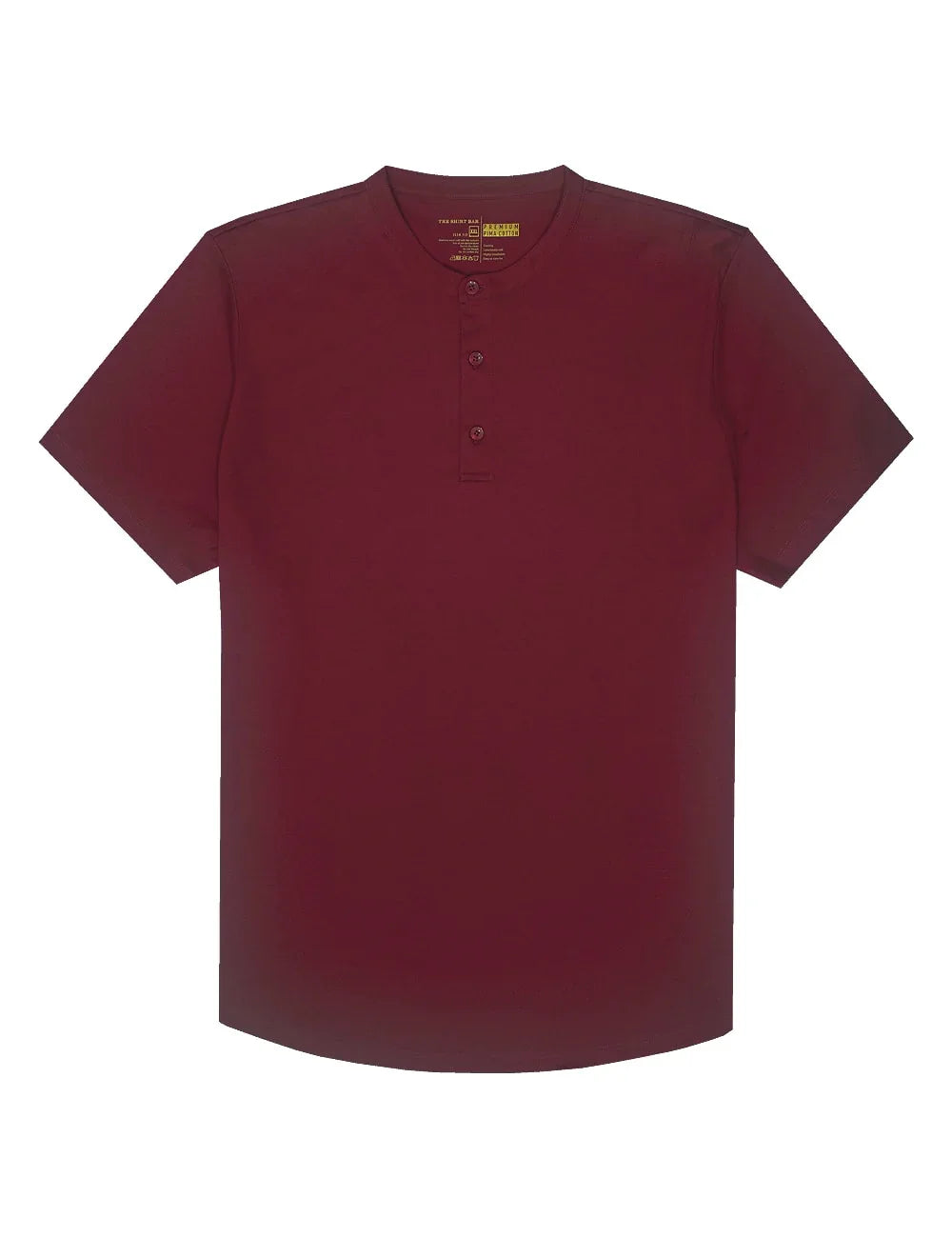 Pima Cotton Short Sleeve Henley T-shirt — The Shirt Bar