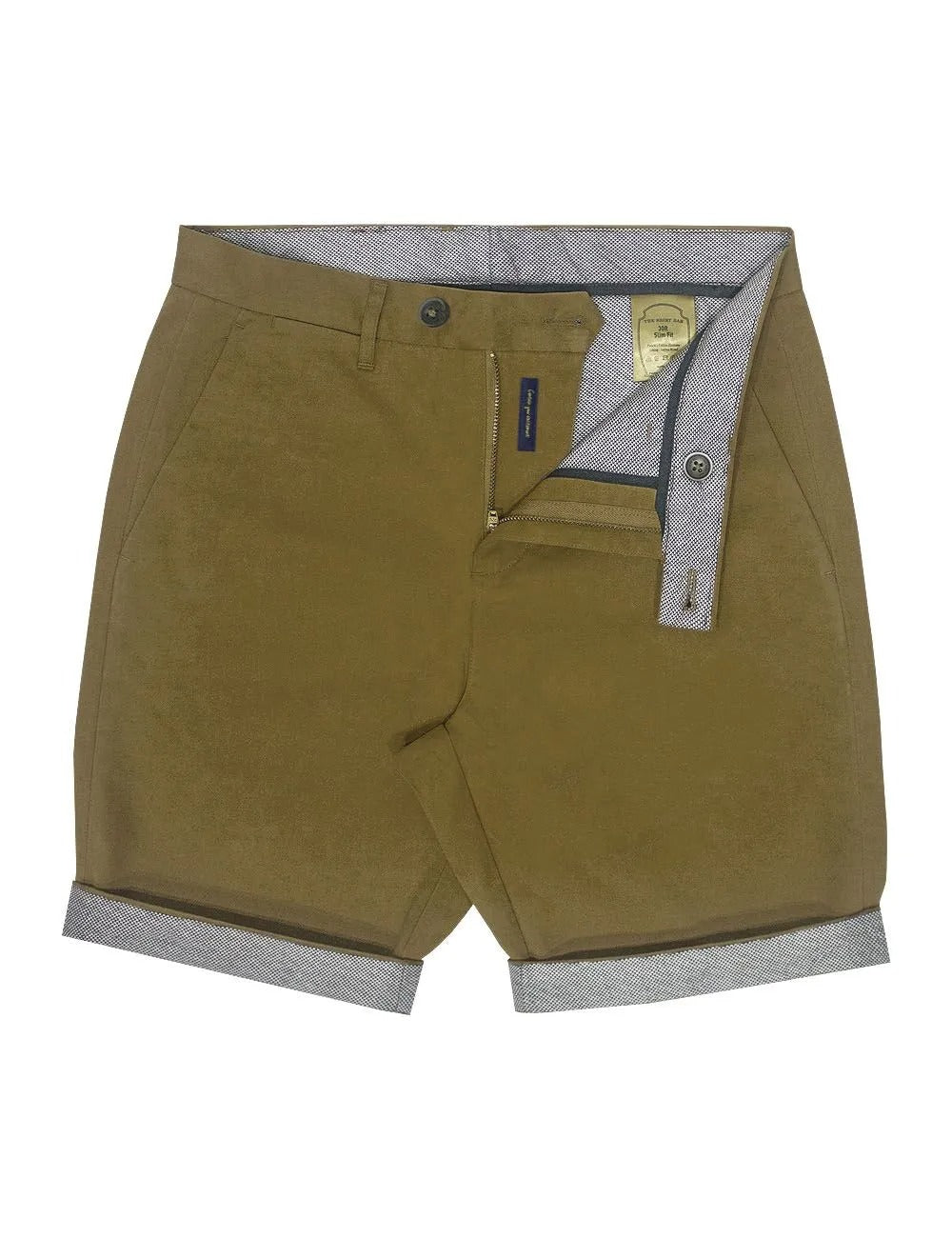 Cotton Stretch Slim Fit Casual Shorts