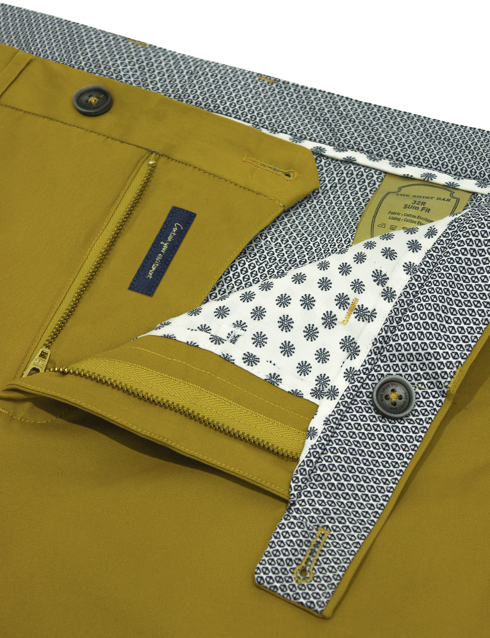 Cotton Stretch Slim Fit Casual Pants