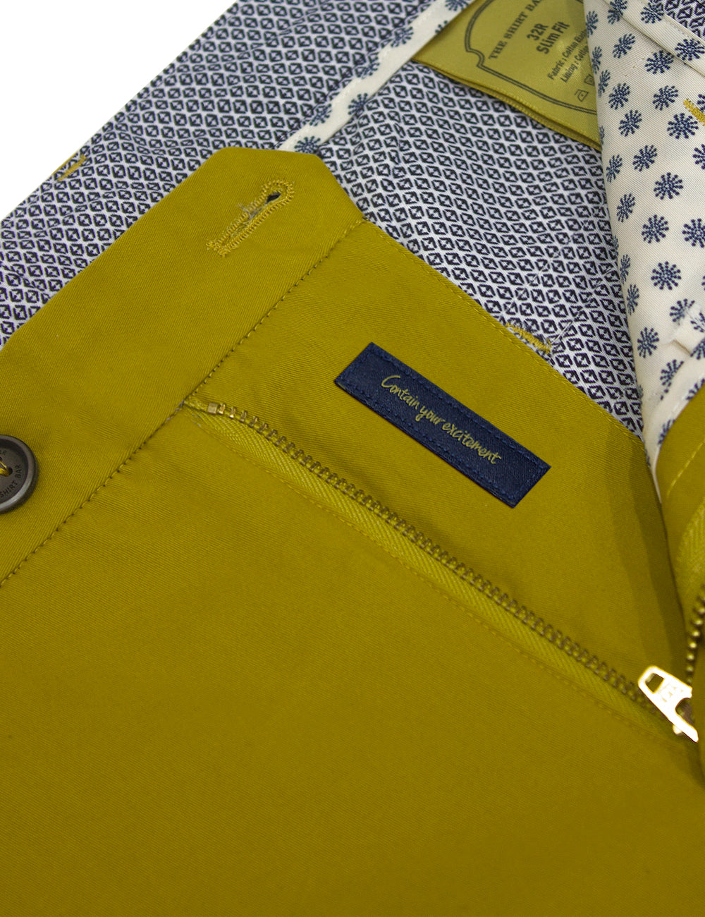 Cotton Stretch Slim Fit Casual Pants