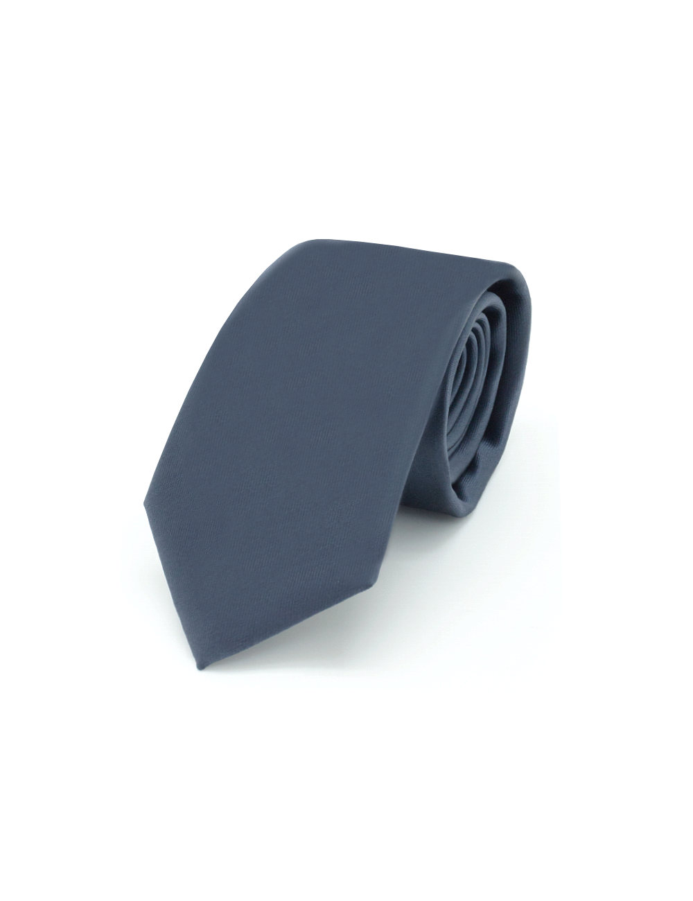 Solid Charcoal Grey Spill Resist Woven Necktie