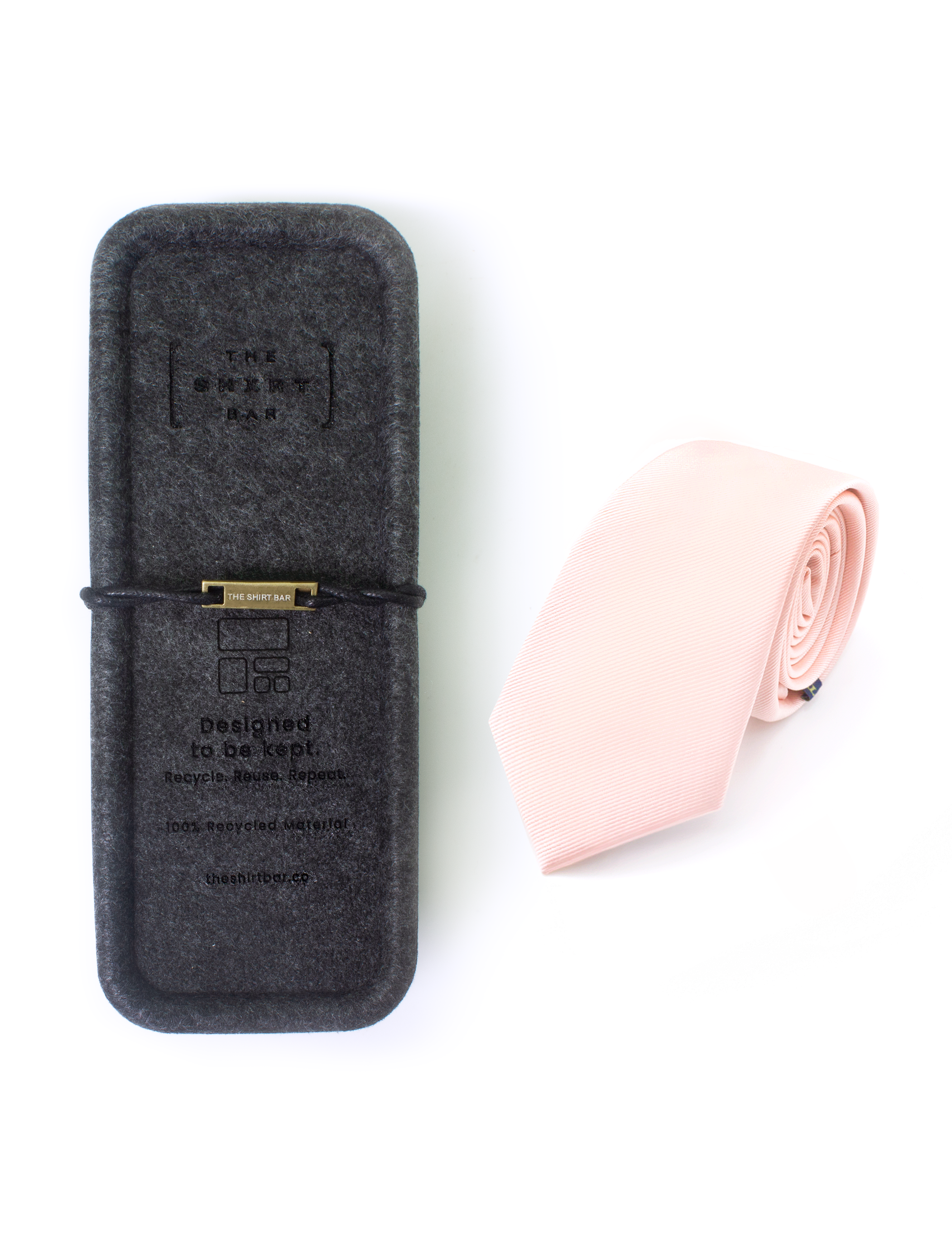 Solid Pink Nectar Spill Resist Woven Necktie