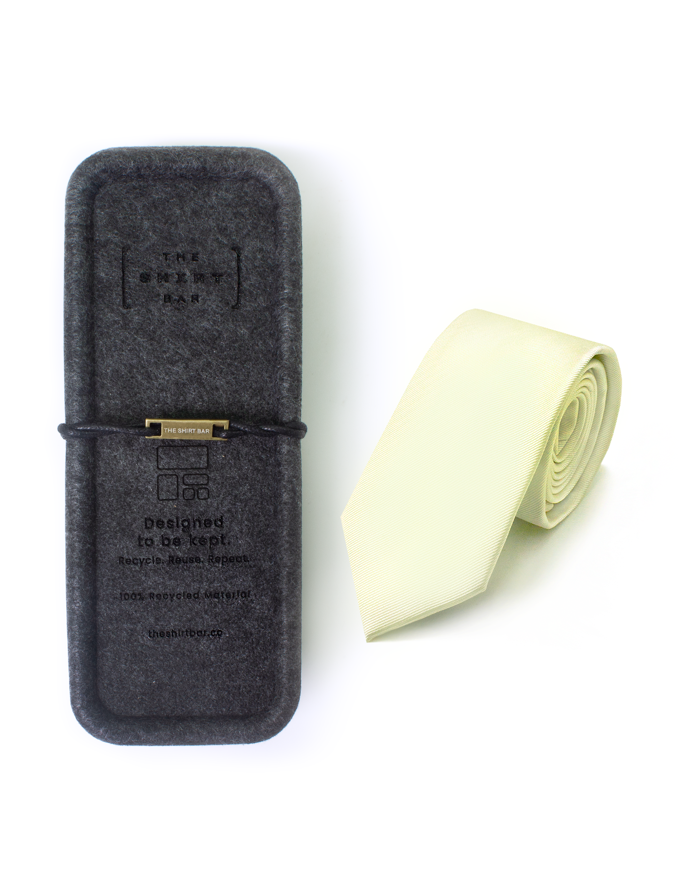 Solid Cloud Cream Spill Resist Woven Necktie