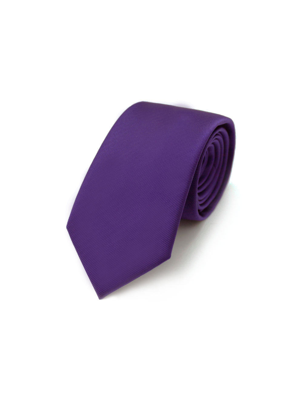Solid Royal Purple Spill Resist Woven Necktie