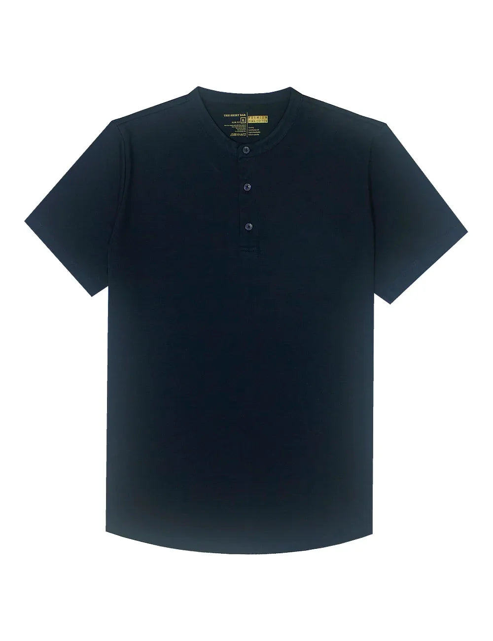Pima Cotton Short Sleeve Henley T-shirt — The Shirt Bar