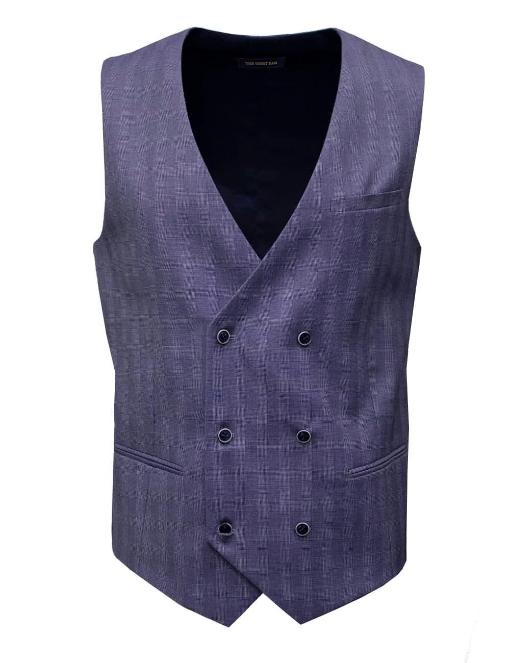 Slim Fit Double Breasted Vest — The Shirt Bar