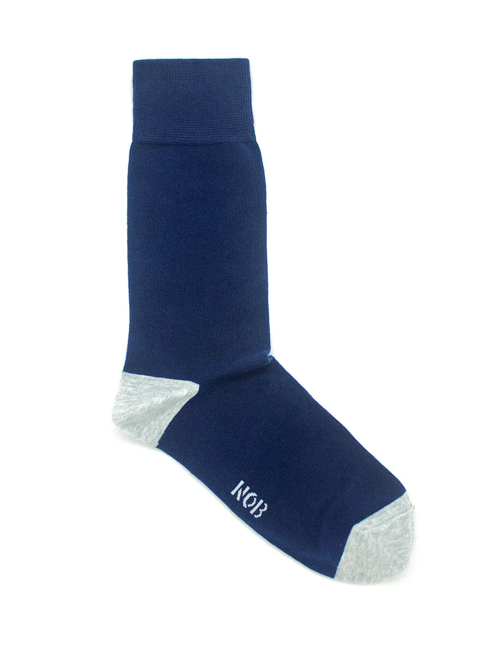 Navy & Red Solo Side Crew Antimicrobial Socks