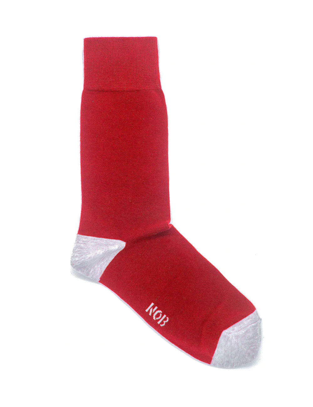 Navy & Red Solo Side Crew Antimicrobial Socks