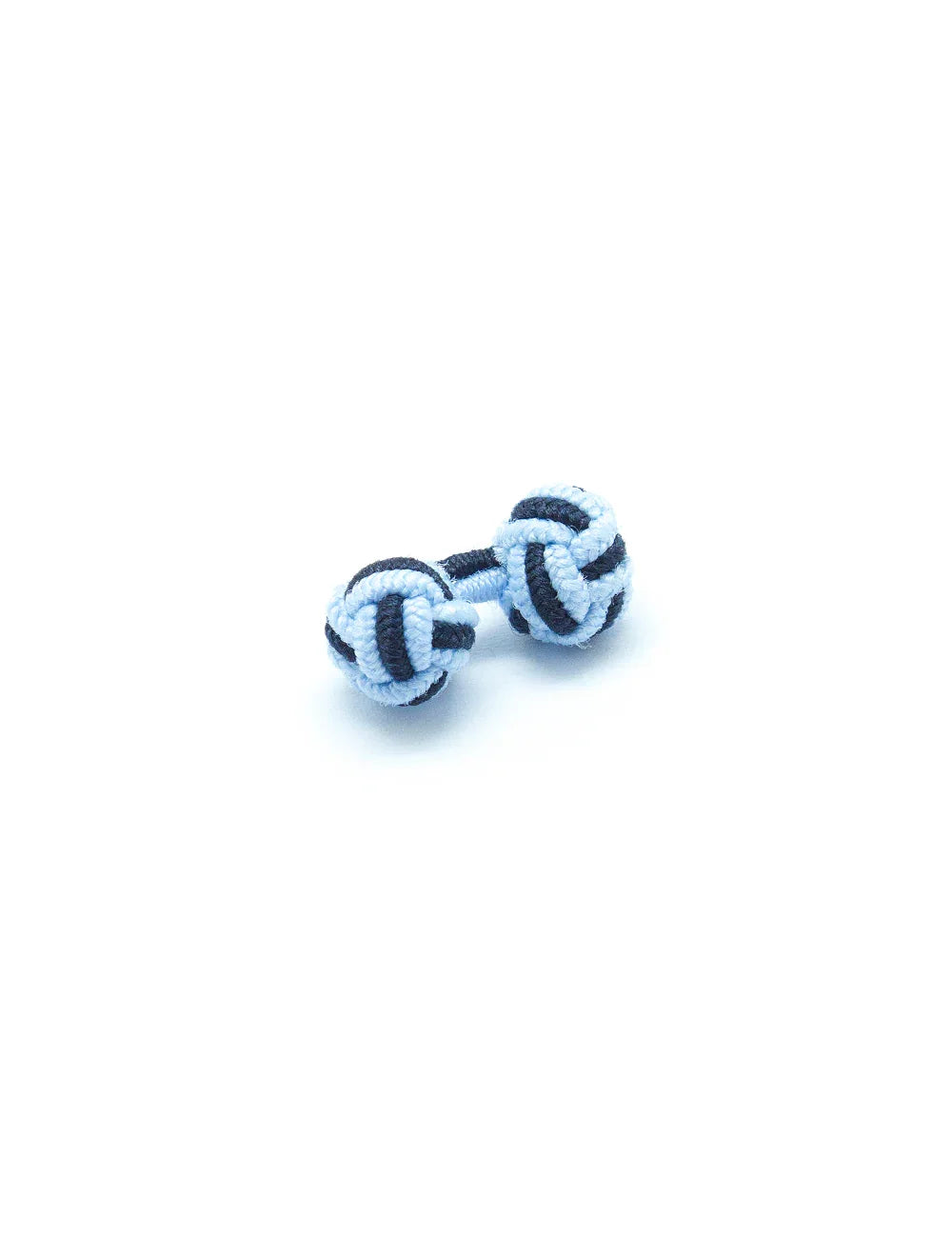 Navy & Sky Blue Silk Knots — The Shirt Bar