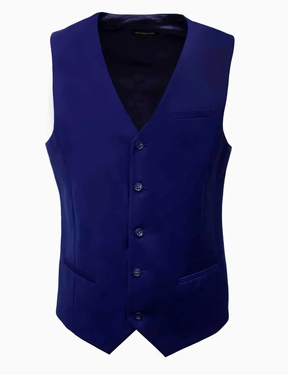Slim Fit Single Breasted Vest — The Shirt Bar