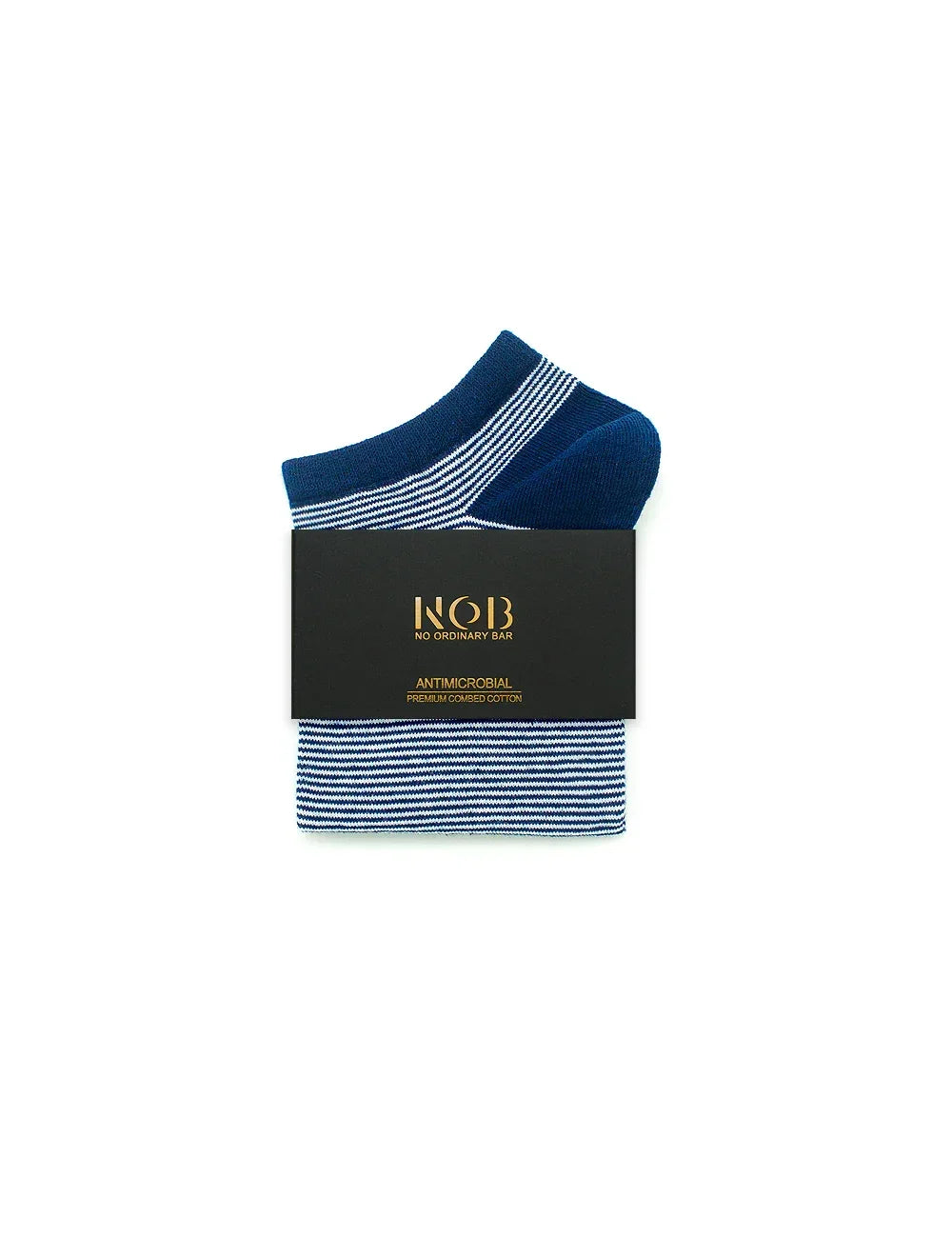 Stripes Ankle Antimicrobial Socks — The Shirt Bar