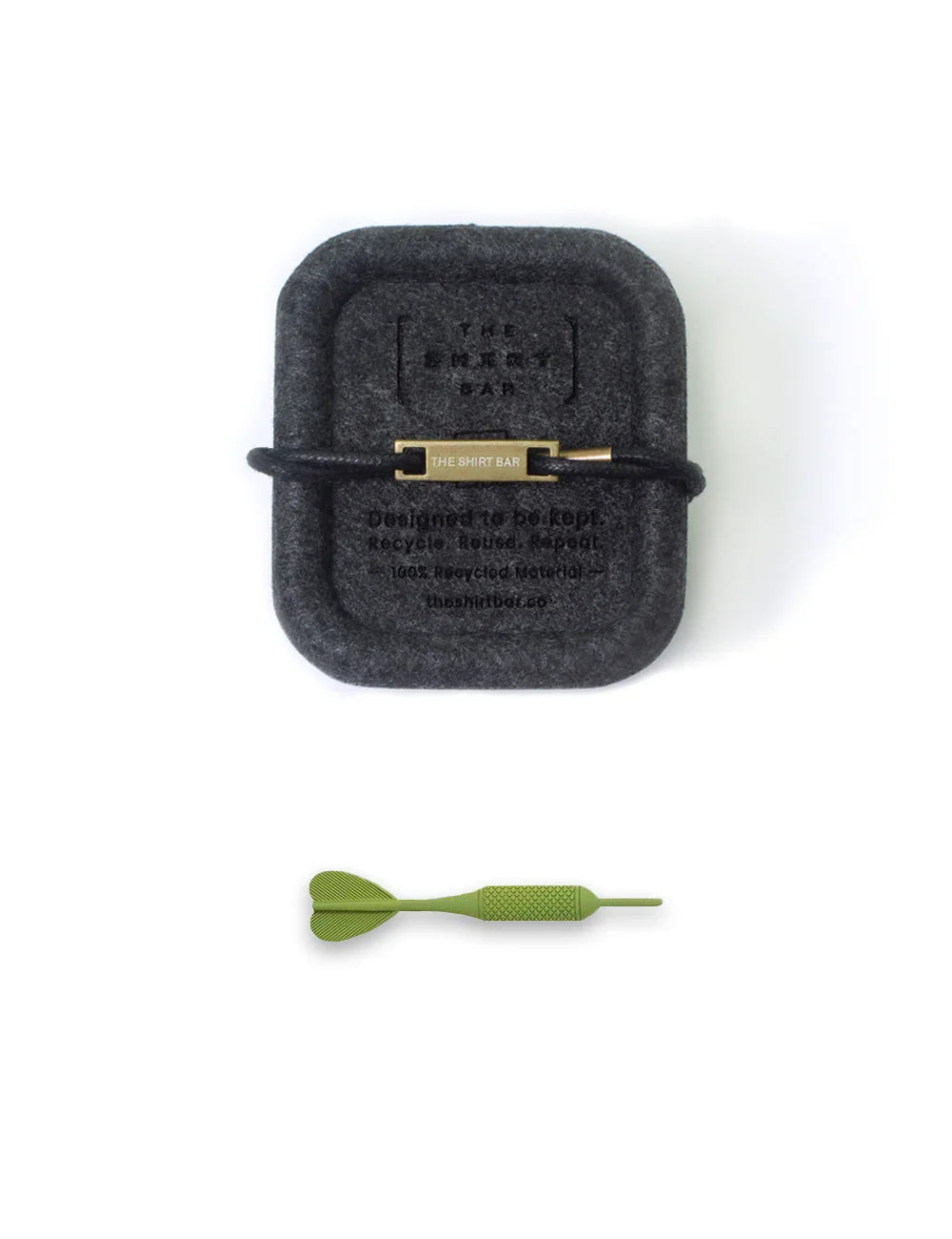 Olive Dart Tie Clip — The Shirt Bar