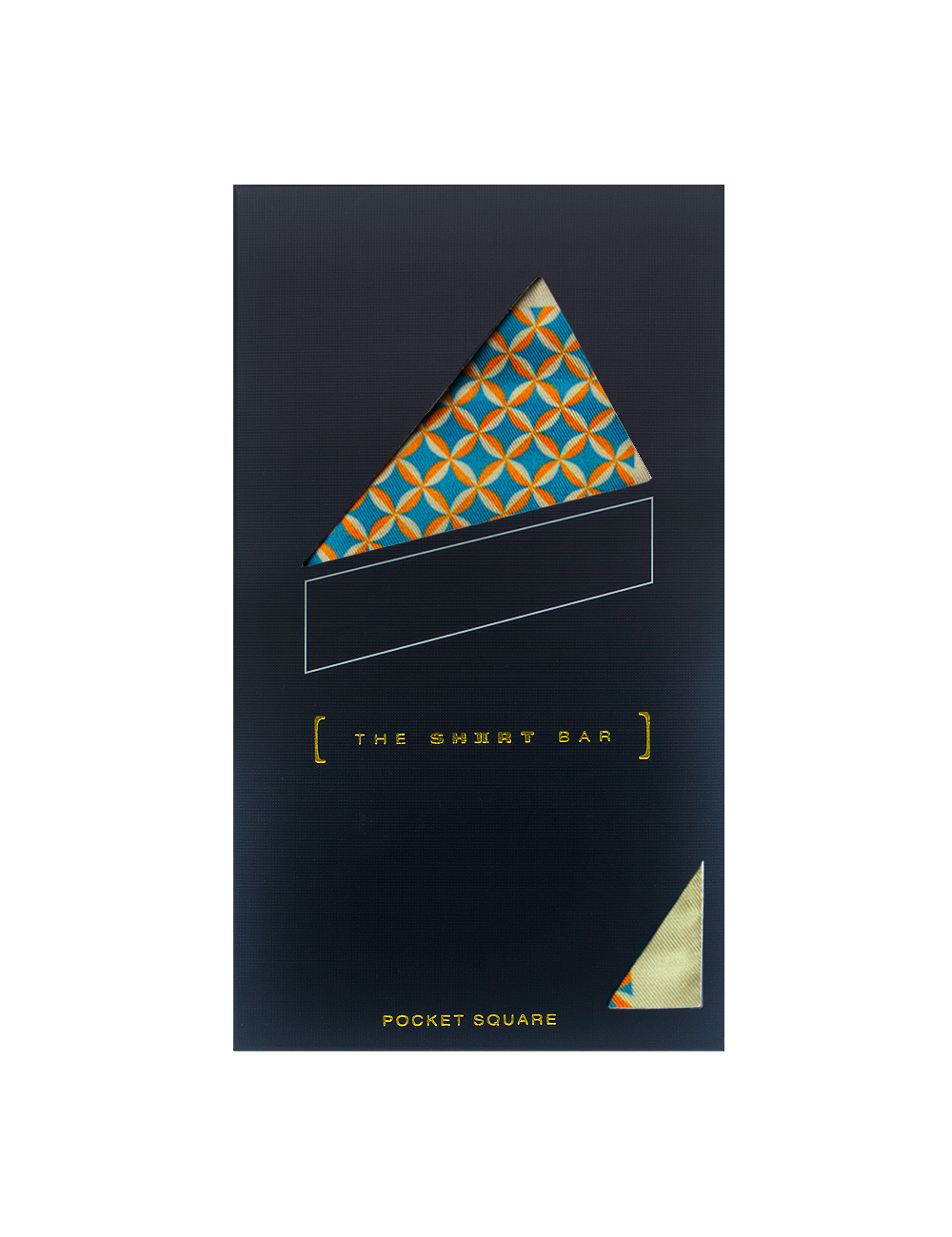 Beige Print Pocket Square — The Shirt Bar