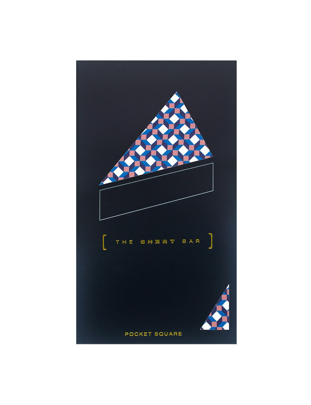 Geometric Print Woven Pocket Square