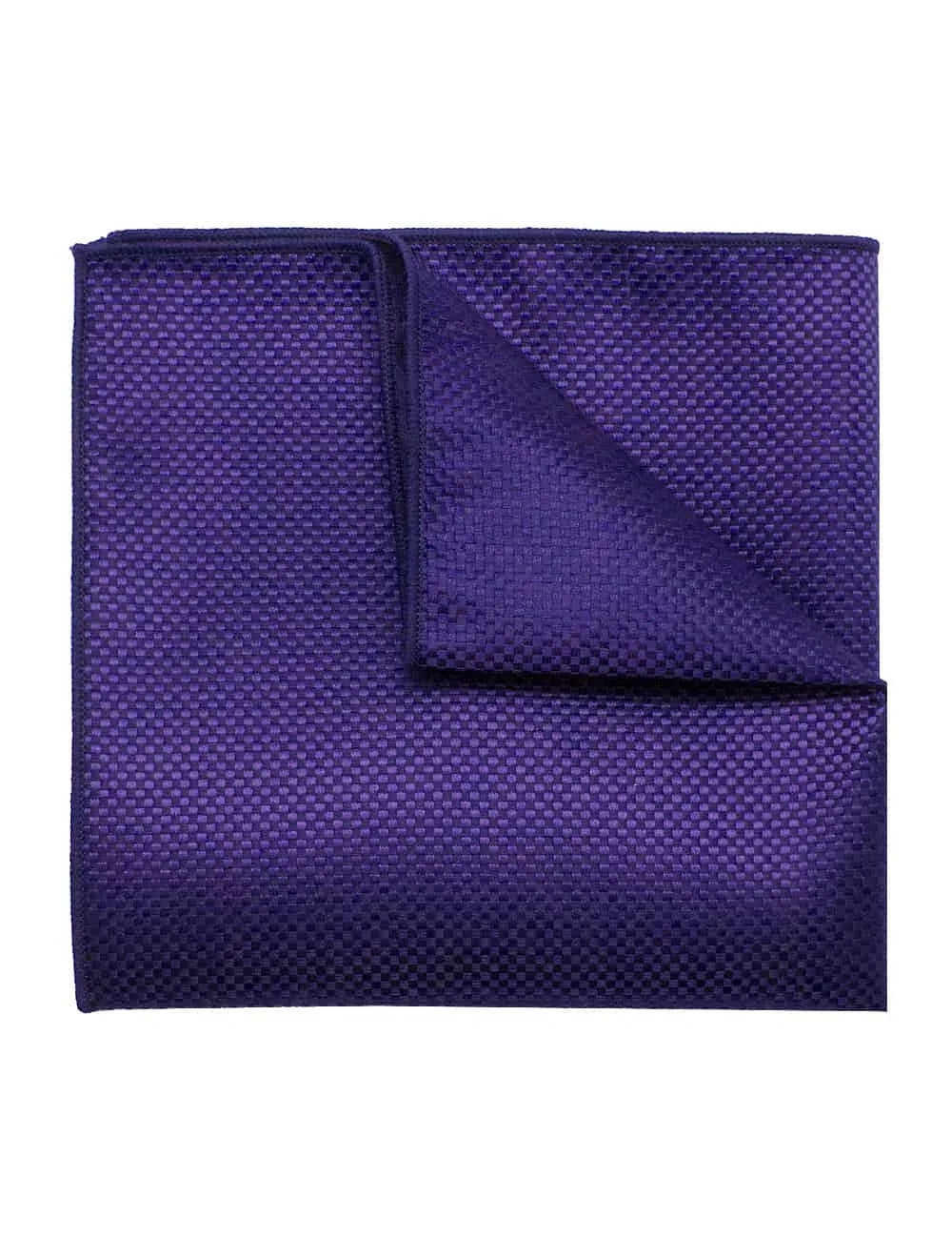 Navy Checks Woven Pocket Square — The Shirt Bar