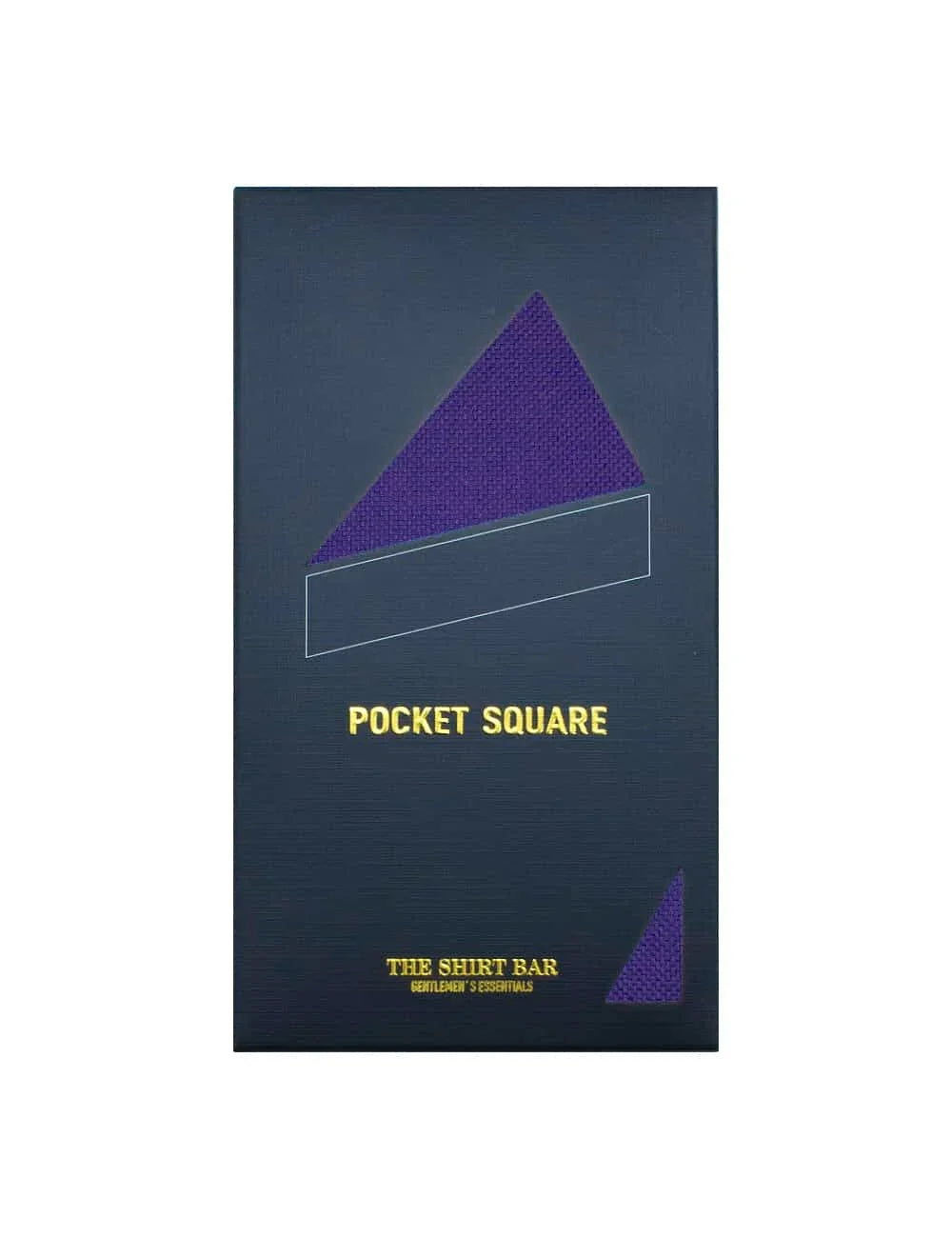 Navy Checks Woven Pocket Square — The Shirt Bar