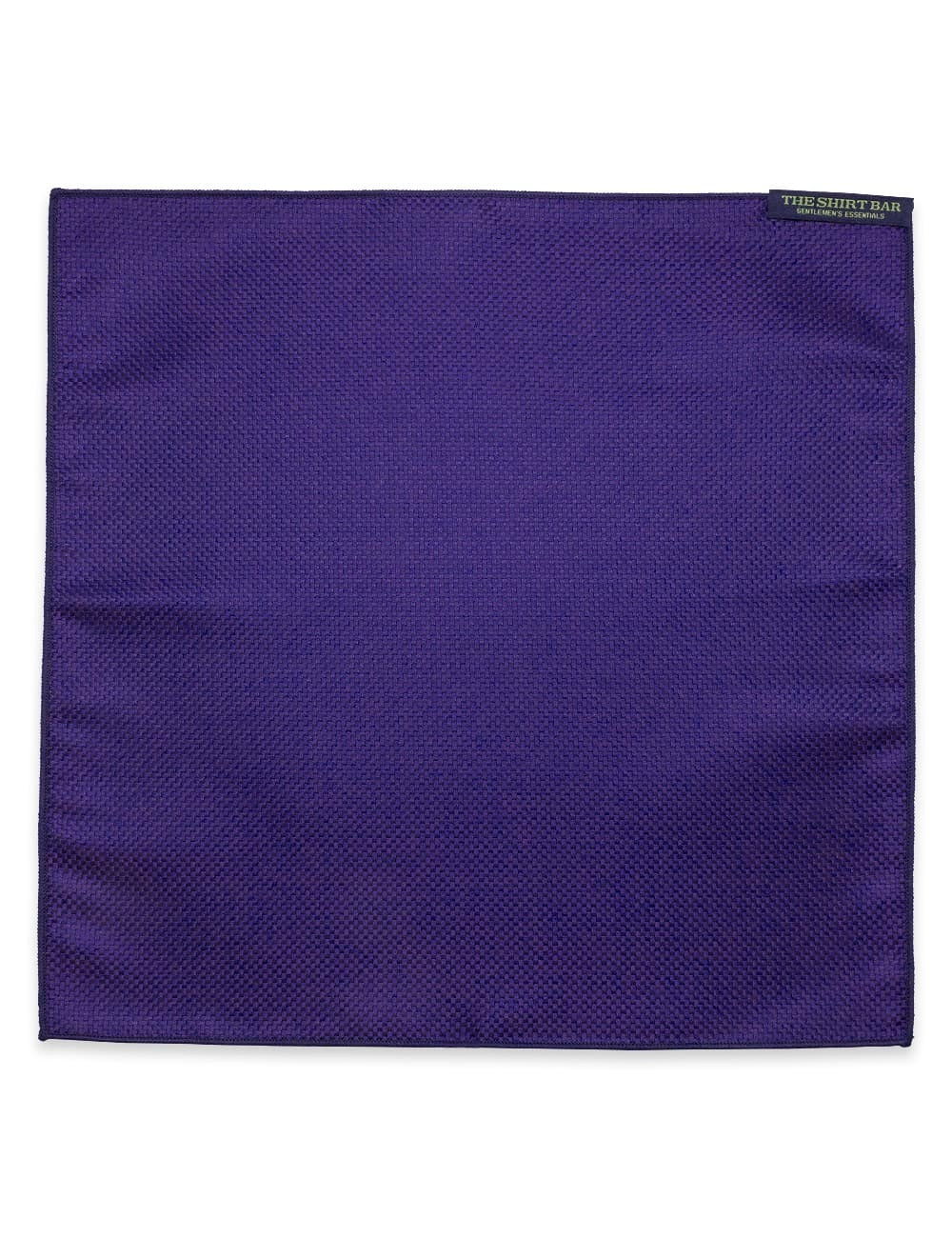 Navy Checks Woven Pocket Square