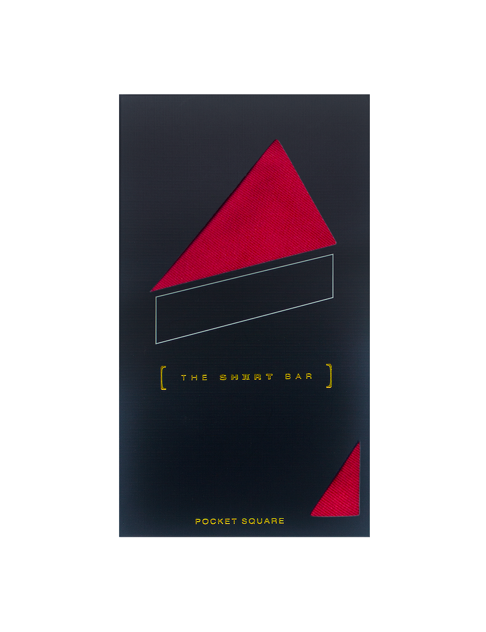 Solid Chilli Red Woven Pocket Square