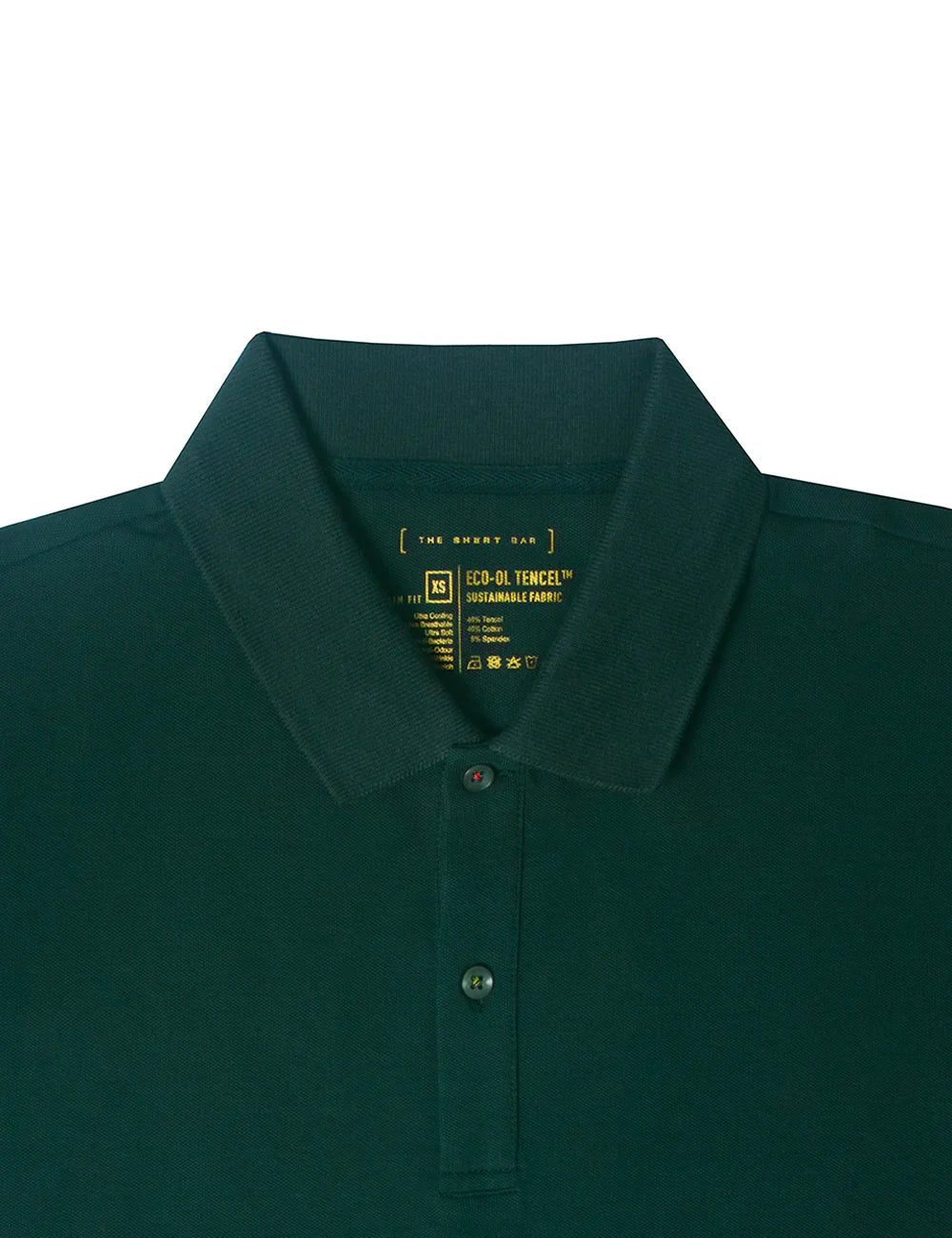 Tencel Stretch Slim Fit Polo T-Shirt — The Shirt Bar