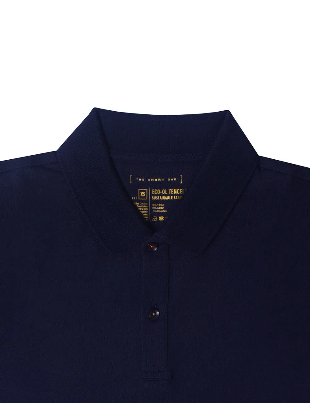 Tencel Stretch Slim Fit Polo T-Shirt — The Shirt Bar