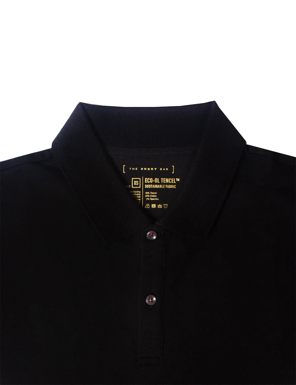 Tencel Stretch Slim Fit Polo T-Shirt — The Shirt Bar