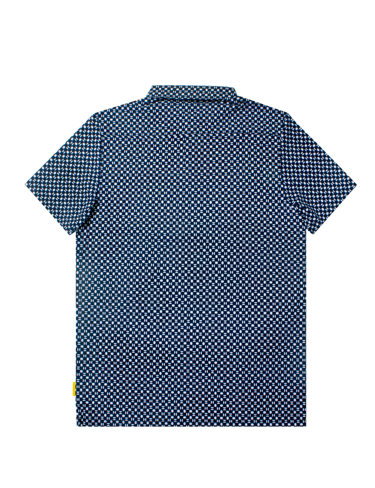 Active Polo — Print in Navy Blue / White #Color_Navy Blue / White