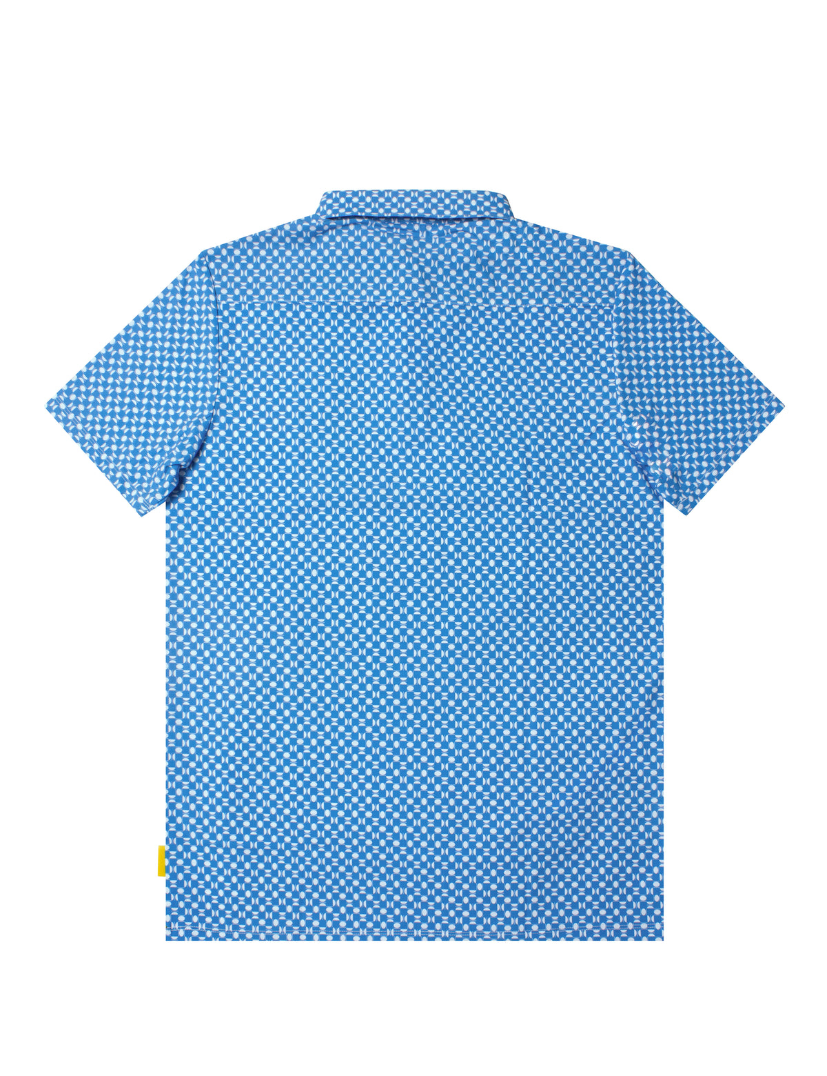 Active Polo — Print in Vivid Blue / White #Color_Vivid Blue / White