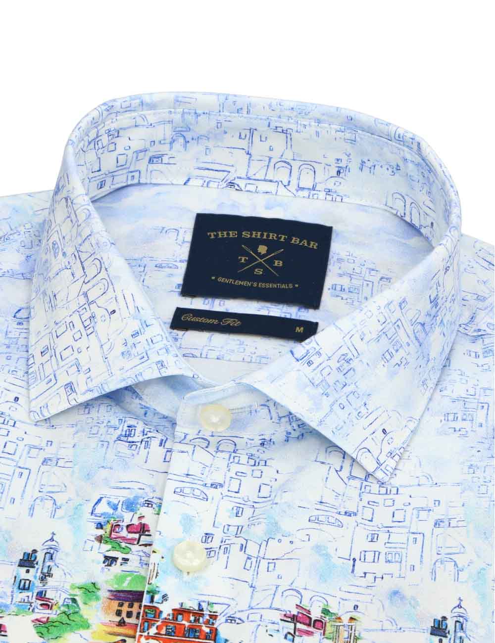 Multi-Colour Holiday Print Italian Fabric Silky Finish Relaxed Fit Shirt