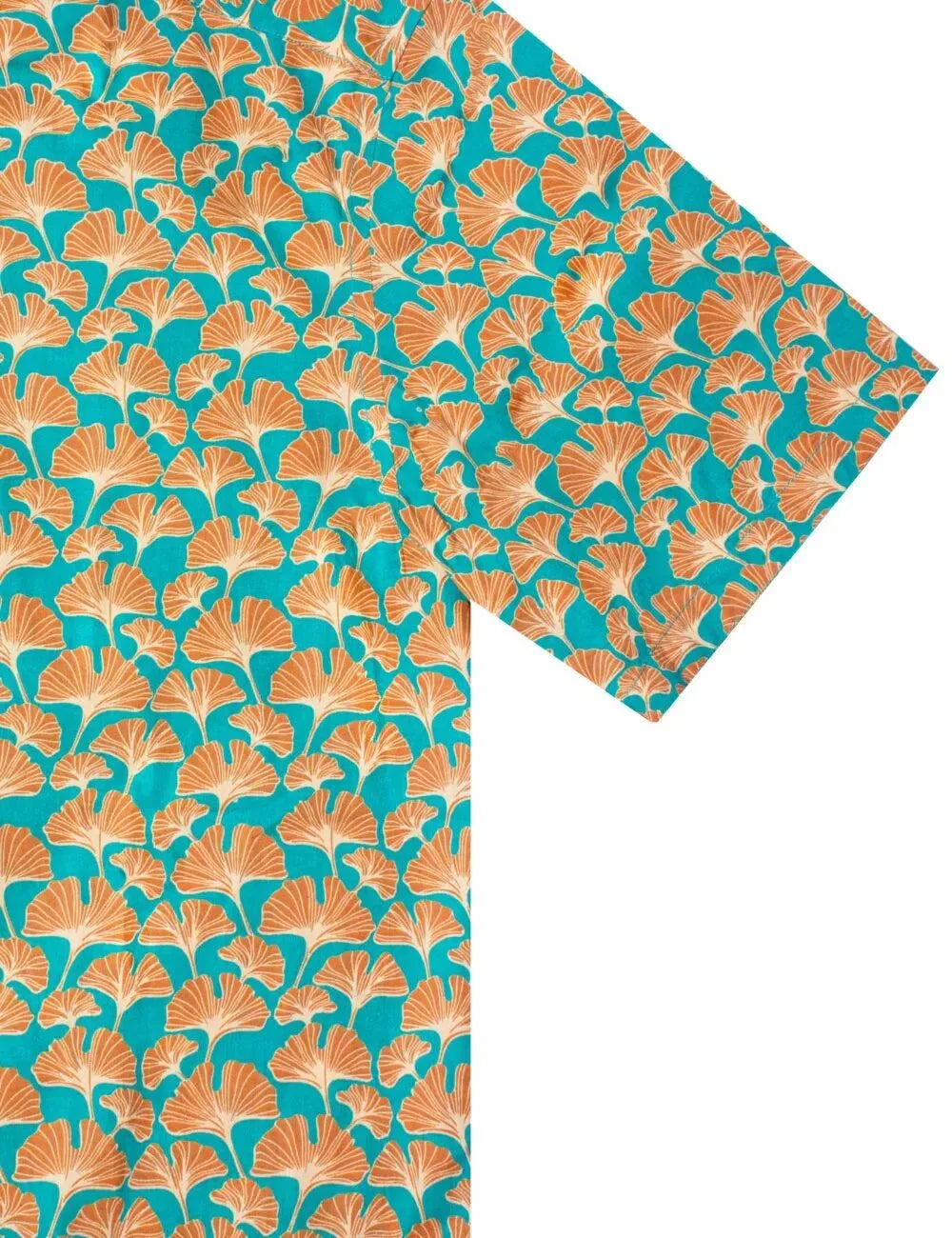 Green Print Relaxed Fit Short Sleeve Shirt — The Shirt Bar