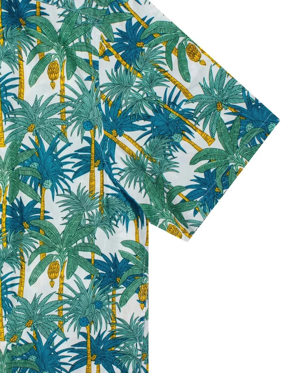 Tropical Print Relaxed Fit Short Sleeve Shirt — The Shirt Bar