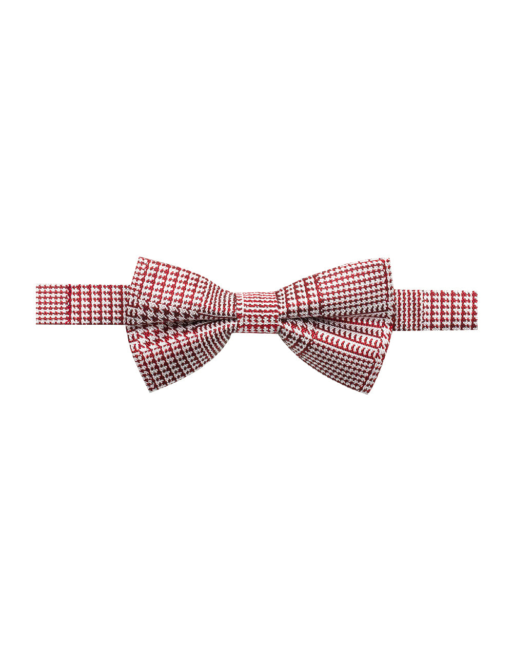 Red Dobby Woven Bowtie