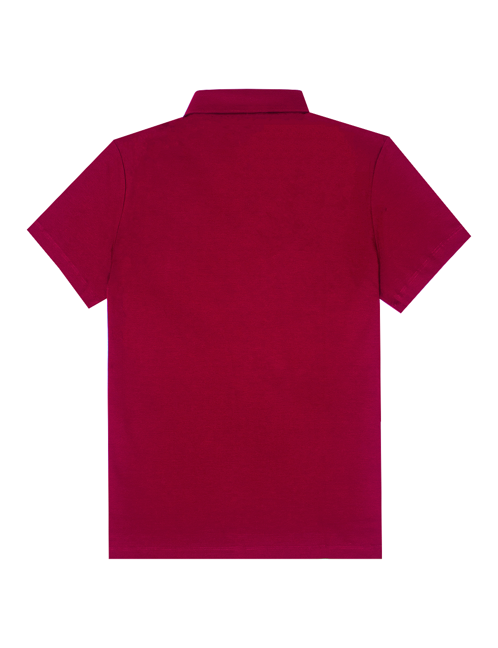 Red Pima Cotton Button Down Collar Polo T-Shirt — The Shirt Bar