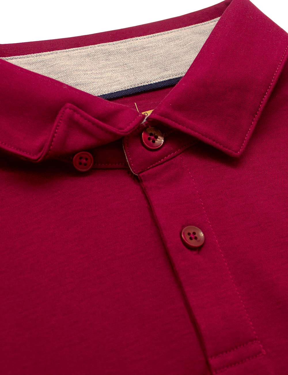 Red Pima Cotton Button Down Collar Polo T-Shirt — The Shirt Bar