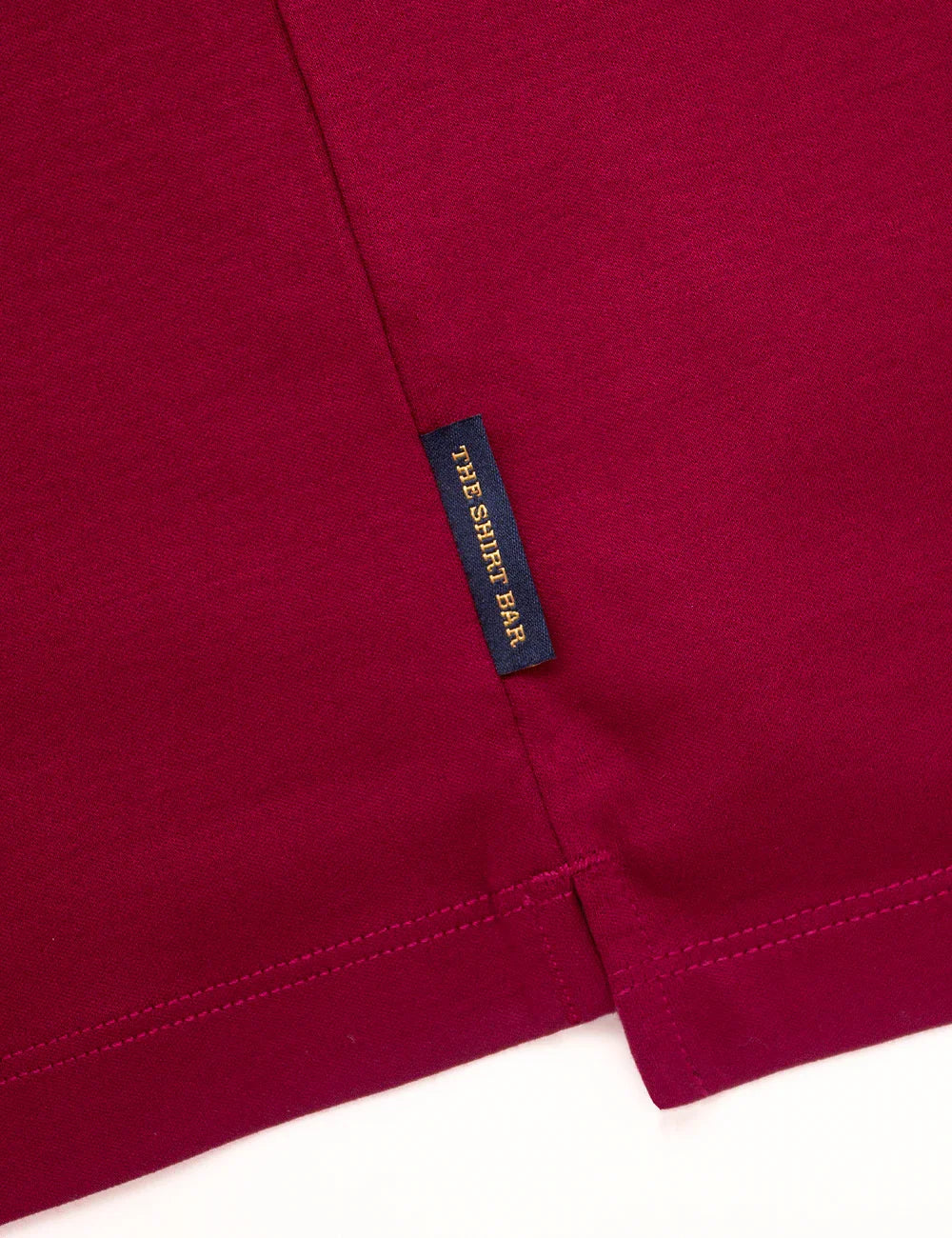 Red Pima Cotton Button Down Collar Polo T-Shirt — The Shirt Bar