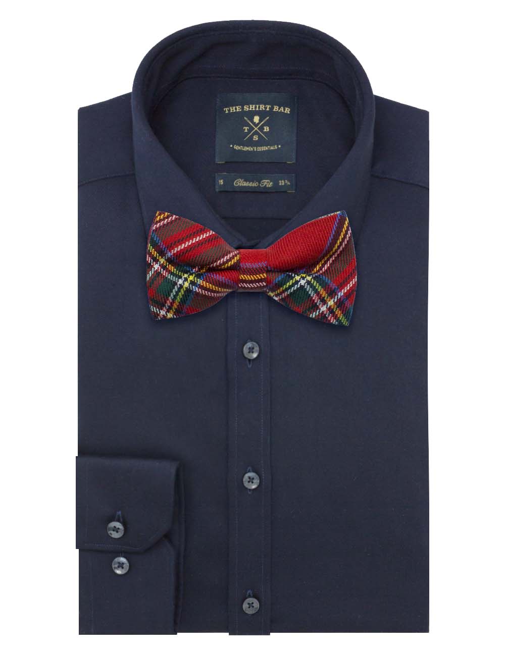 Red Tartan Checks Bowtie