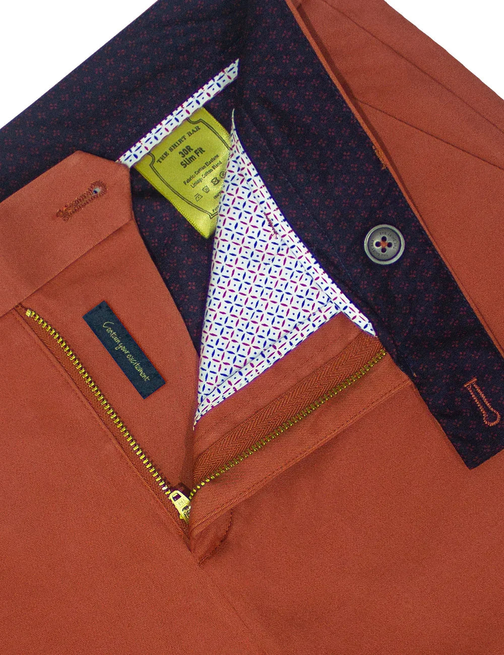 Cotton Stretch Slim Fit Casual Pants — The Shirt Bar