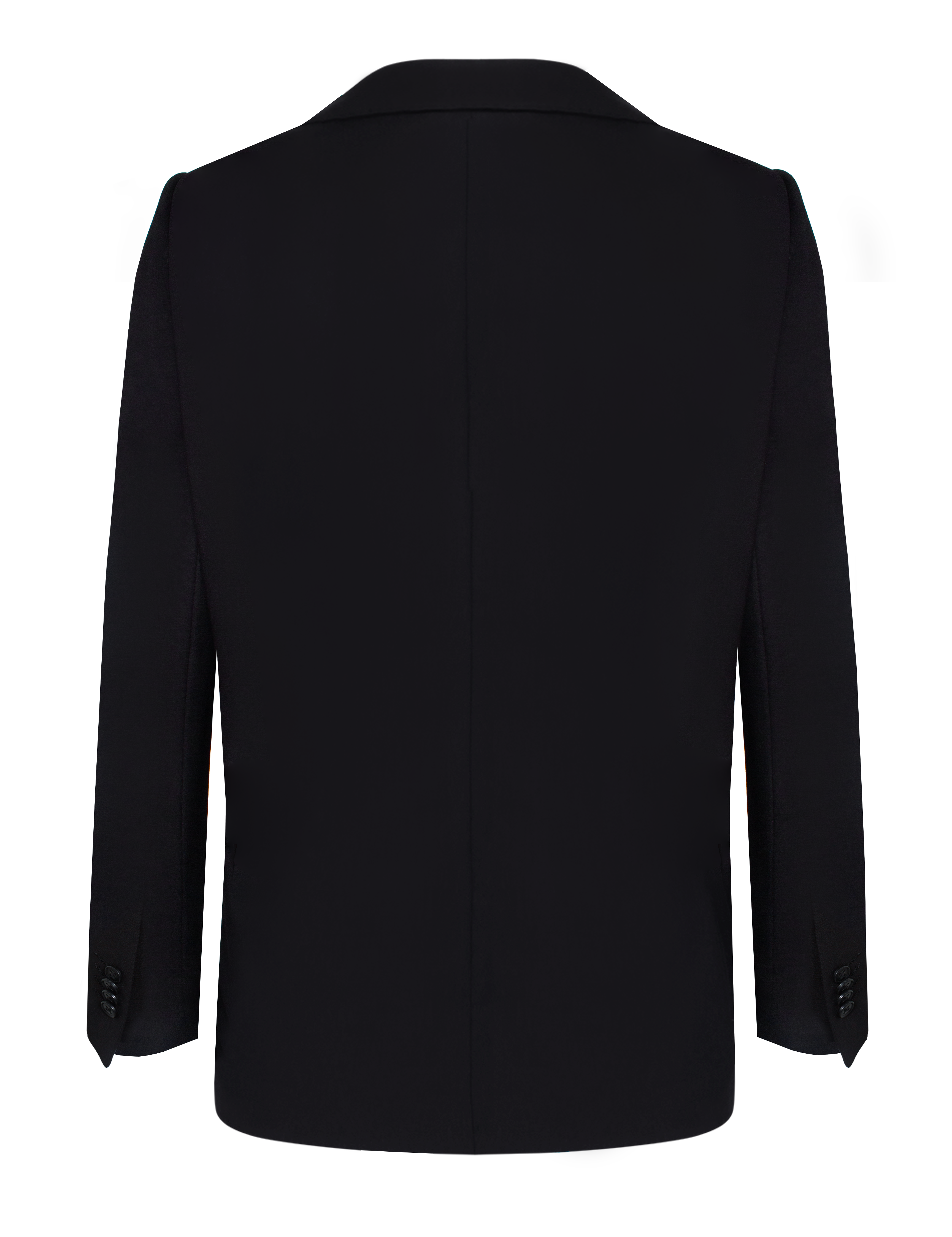 Solid Black Wrinkle-Free Travel Blazer