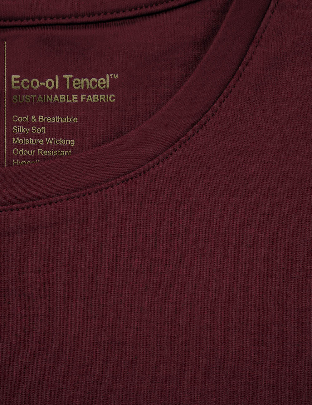 Tencel Crew Neck Slim Fit T-shirts