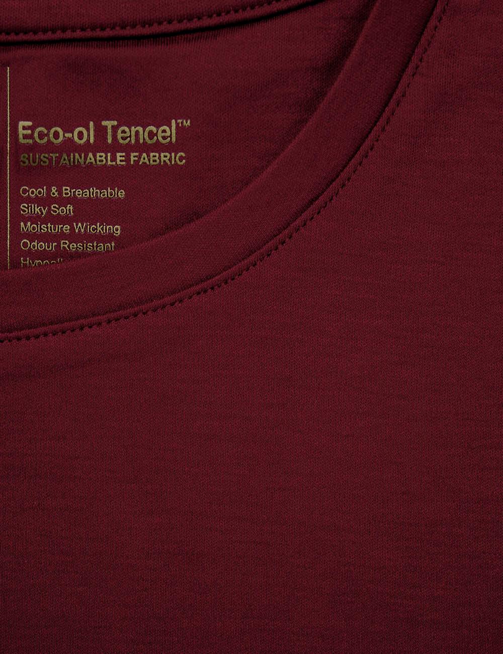 Everyday Tencel Tee in Brick Red #Color_Brick Red