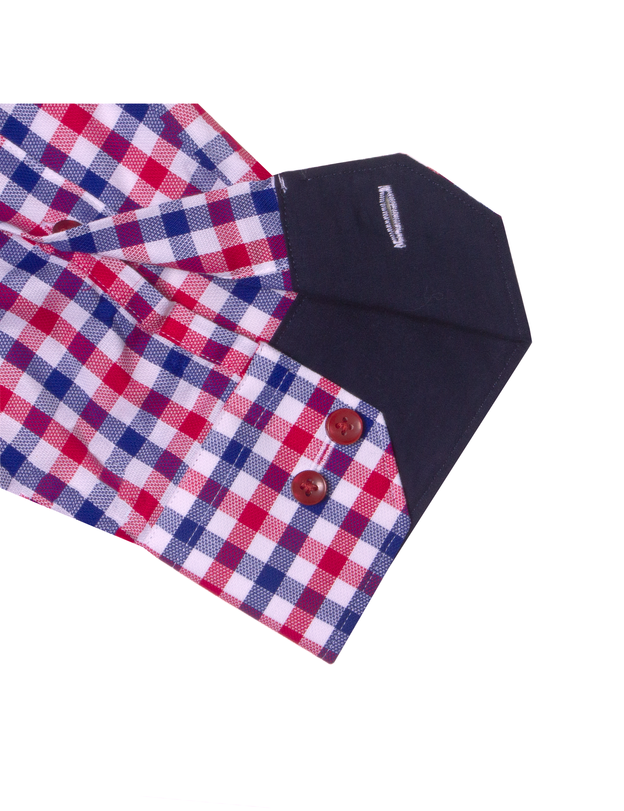 Checks Double-Ply Slim Fit Long Sleeve Shirt