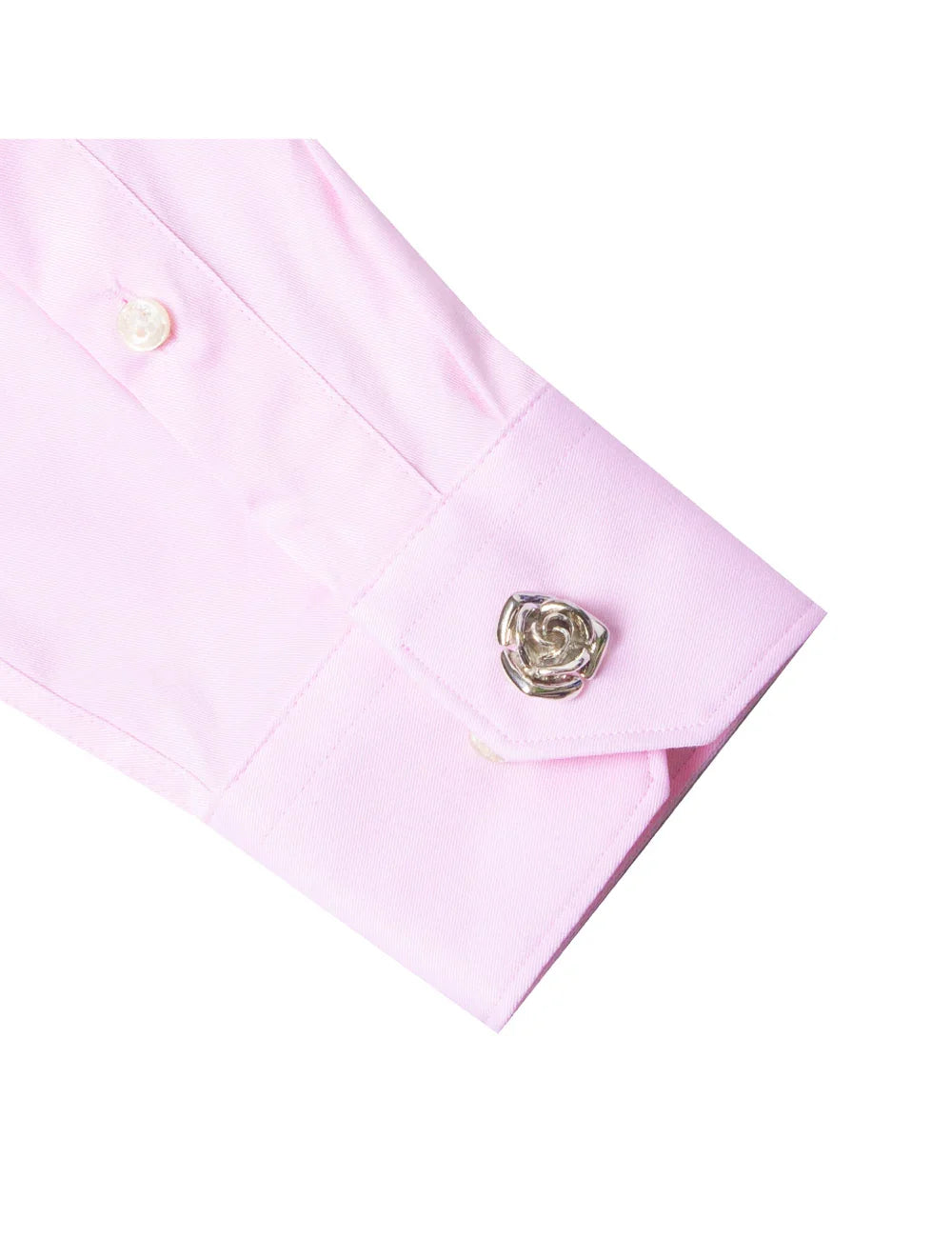 Pink Eco-ol Bamboo Slim Fit Twill Stretch Shirt — The Shirt Bar