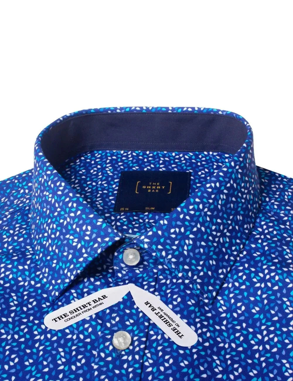 Festive Print with Silky Finish Slim Fit Long Sleeve Shirt — The Shirt Bar