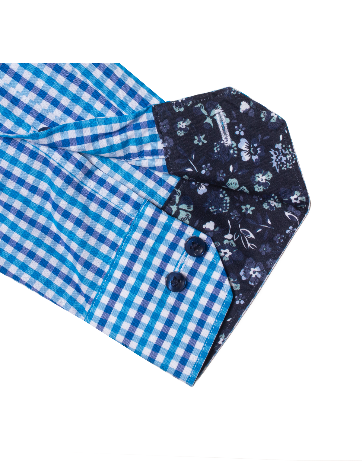 Blue Checks Eco-ol Bamboo Slim Fit Shirt