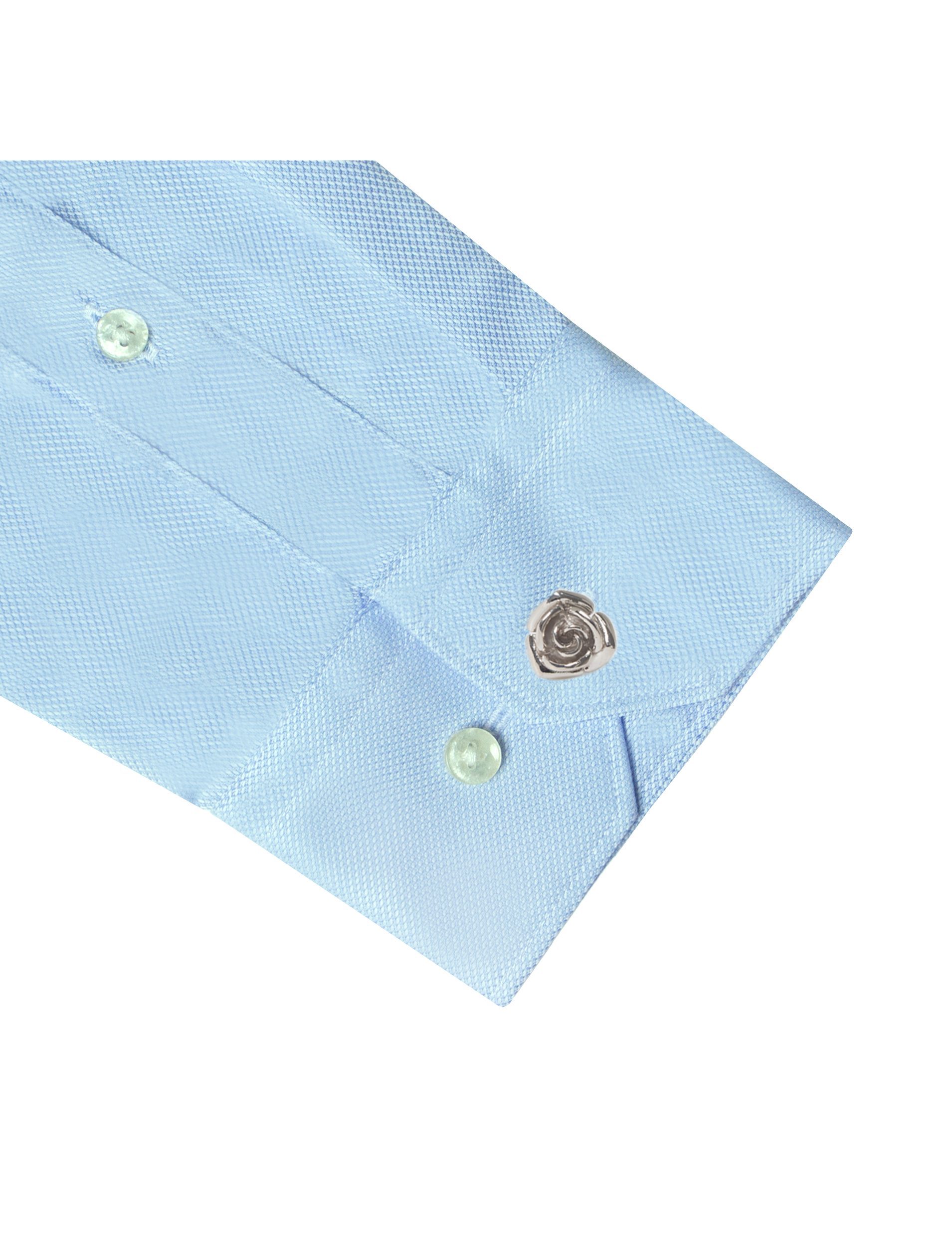 Blue Pattern Wrinkle Free Slim Fit Shirt