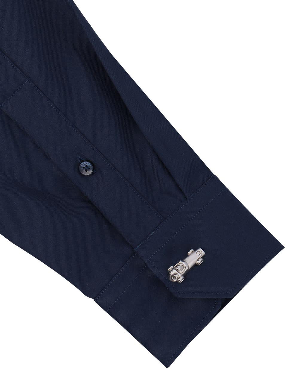 Everyday Armor Collection: Double-Ply Wrinkle-free Slim/Tailored Fit Long Sleeve Shirt