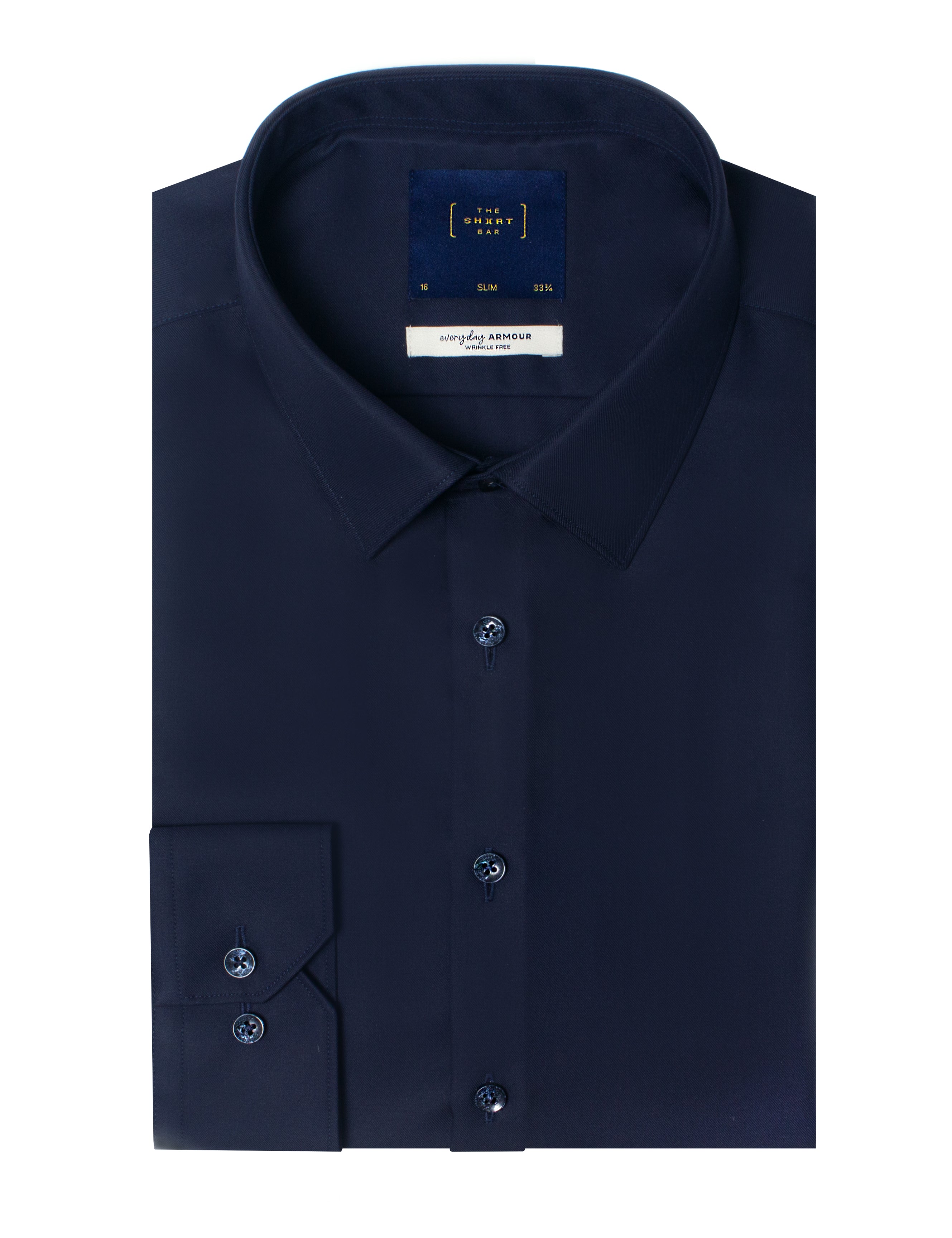 Everyday Armour Collection: Double-Ply Wrinkle-free Slim Fit Long Sleeve Shirt