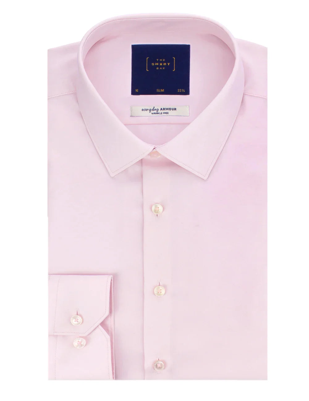 Everyday Armour Collection: Wrinkle-free 2-Ply Slim Fit Long Sleeve Shirt — The Shirt Bar