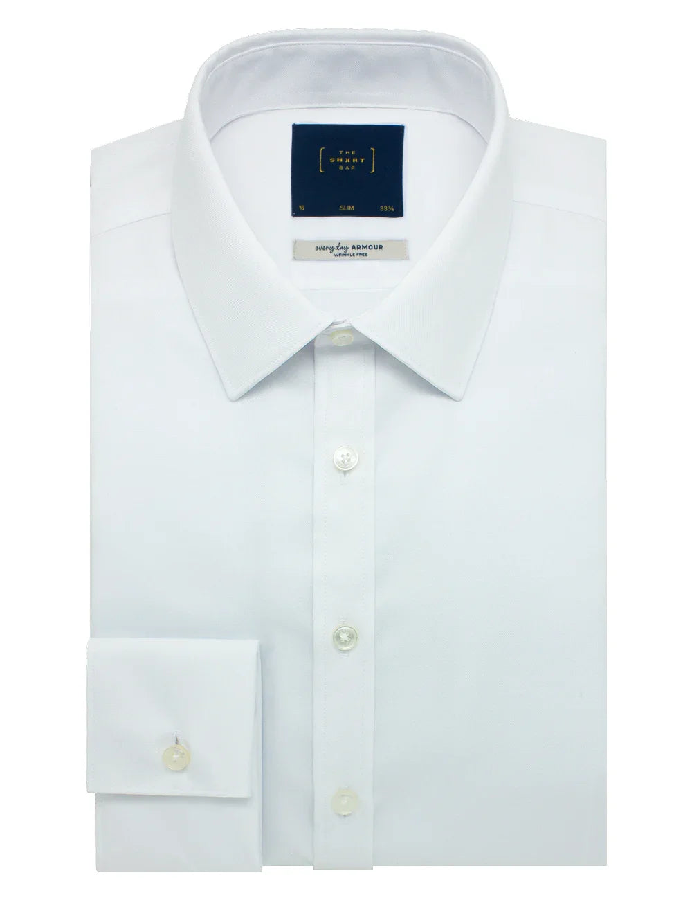 Everyday Armour Collection: 2-Ply Double Cuff Slim Fit Long Sleeve Shirt — The Shirt Bar