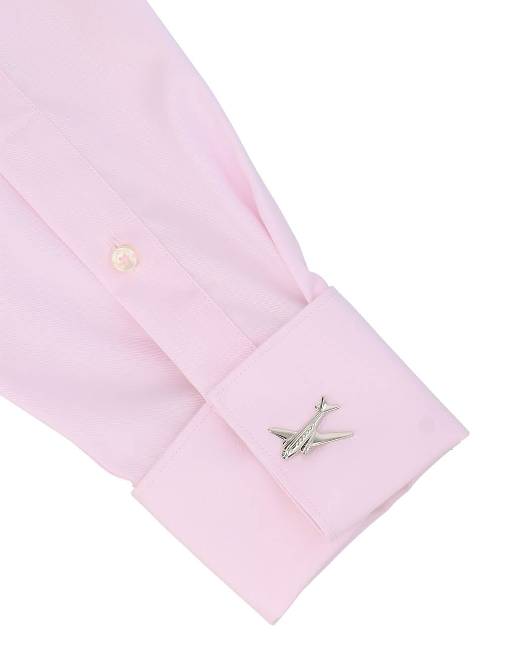 Everyday Armor Collection: Double-Ply Organic Cotton Blend Double Cuff Slim/Tailored Fit Long Sleeve Shirt
