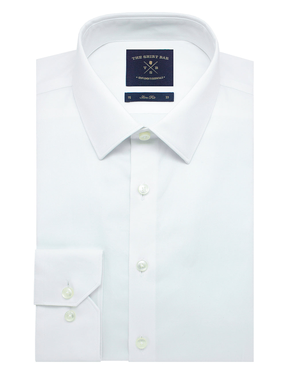 Everyday Armor Collection: Double-Ply Wrinkle-free Slim/Tailored Fit Long Sleeve Shirt